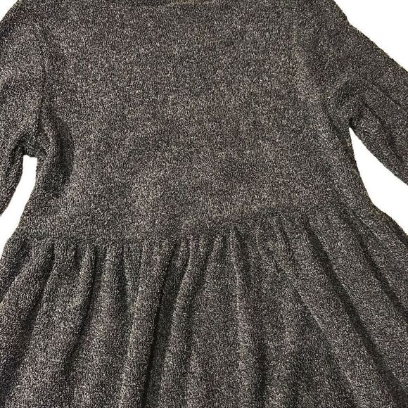 Beeson River Womens Grey 3/4 Sleeve Mini A-Line Round Neck Top Small - Picture 3 of 4